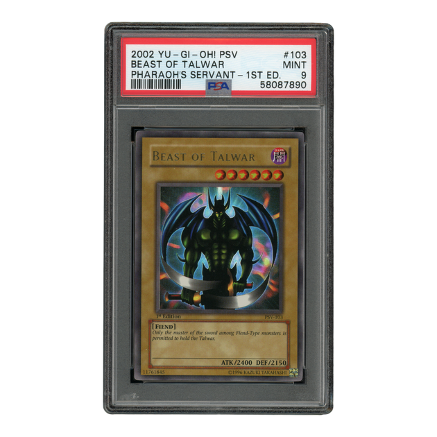 YuGiOh Beast of Talwar - PSA 9