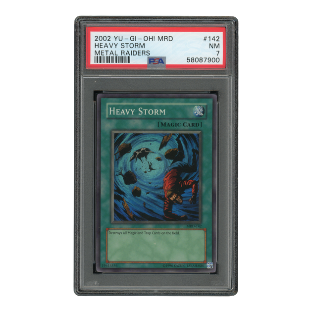 YuGiOh Heavy Storm - PSA 7