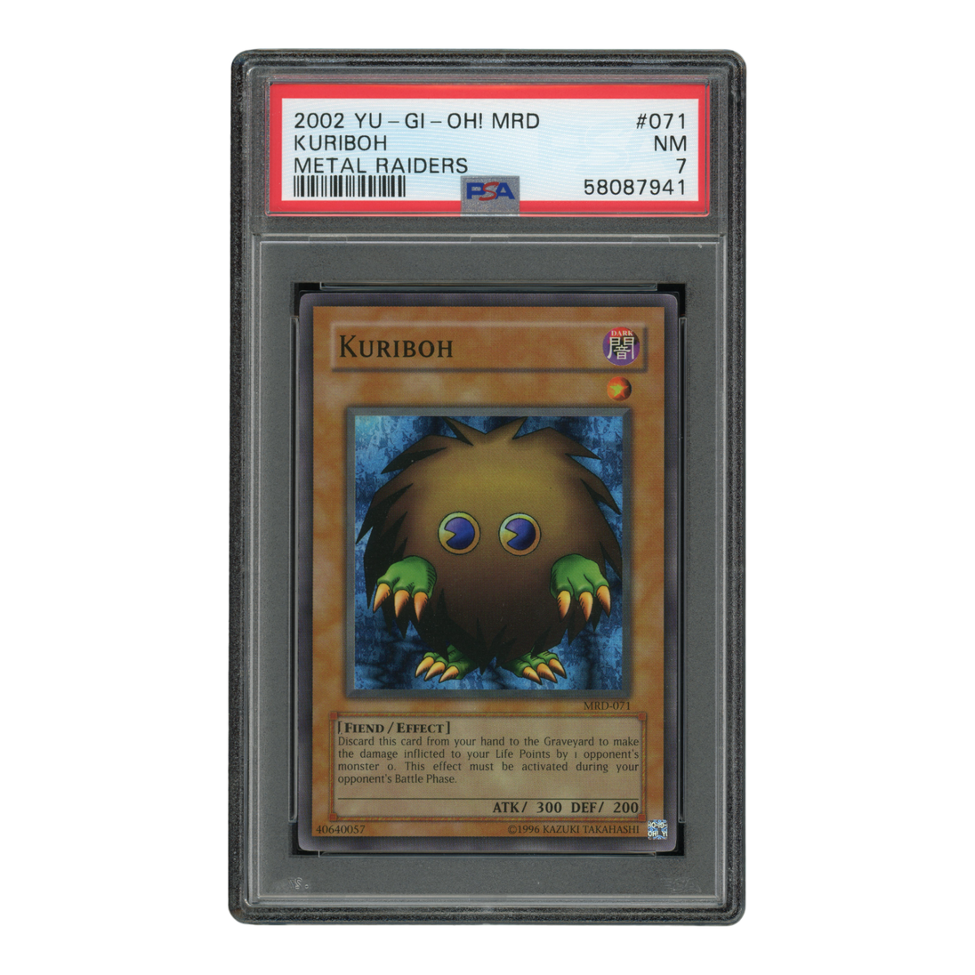 YuGiOh Kuriboh - PSA 7