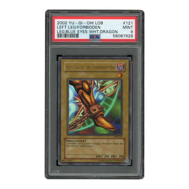 YuGiOh Left Leg of the Forbidden One - PSA 9