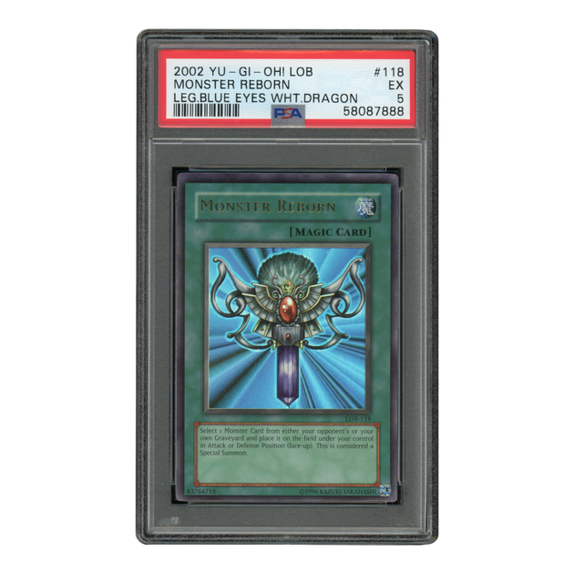 YuGiOh Monster Reborn - PSA 5