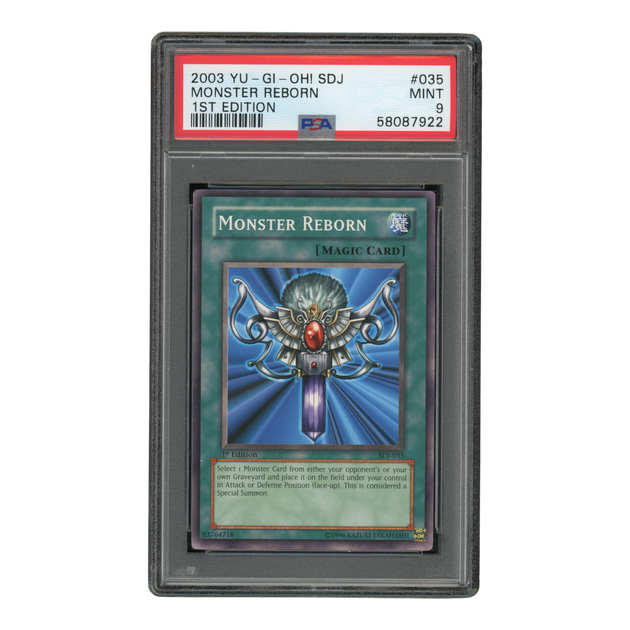 YuGiOh Monster Reborn - PSA 9