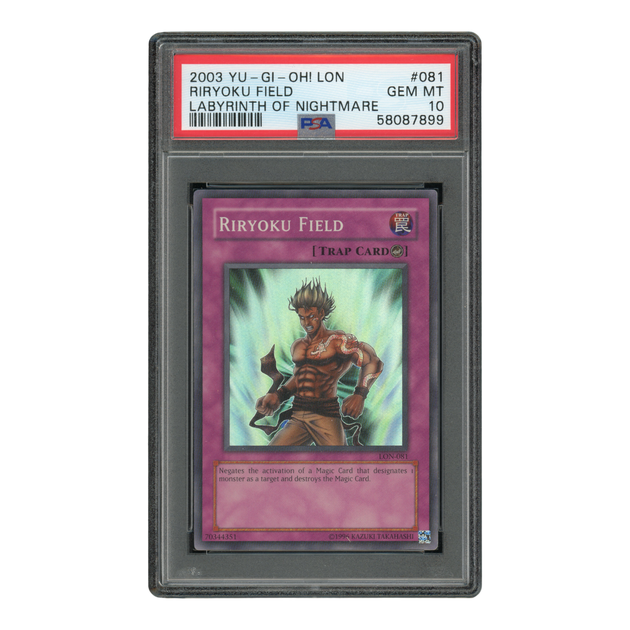 YuGiOh Riryoku Field - PSA 10