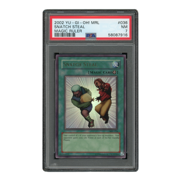 YuGiOh Snatch Steal - PSA 7