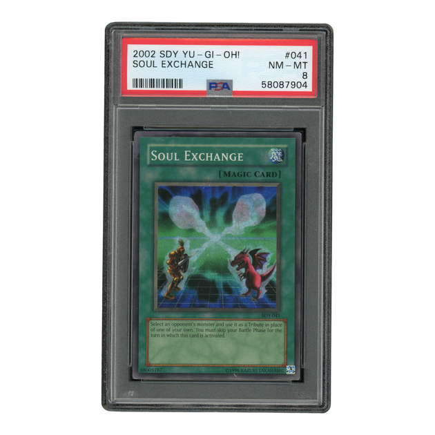 YuGiOh Soul Exchange - PSA 8