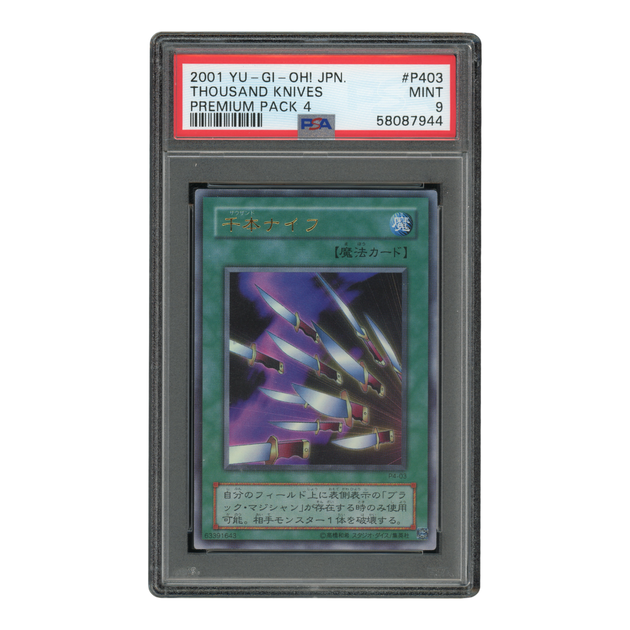 YuGiOh Thousand Knives - PSA 9